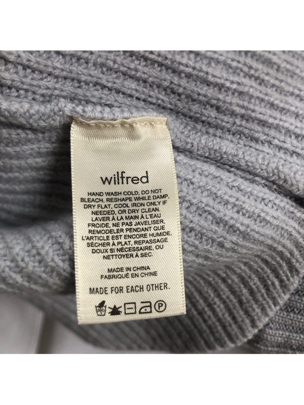 WILFRED Cropped Scalloped Sweater - Picture 4 of 5